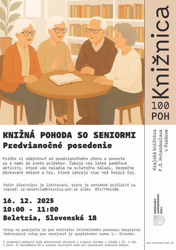 Knižná pohoda so seniormi