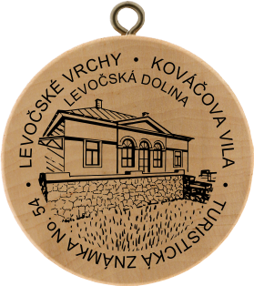 Turistická známka Kováčova vila